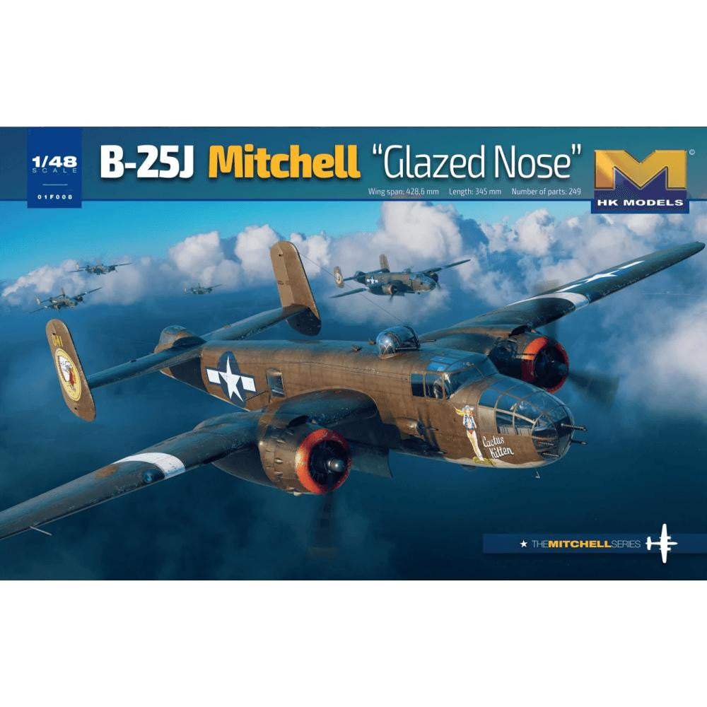 HK Models 1/48 B-25J Mitchell "Glazed Nose" 01F008